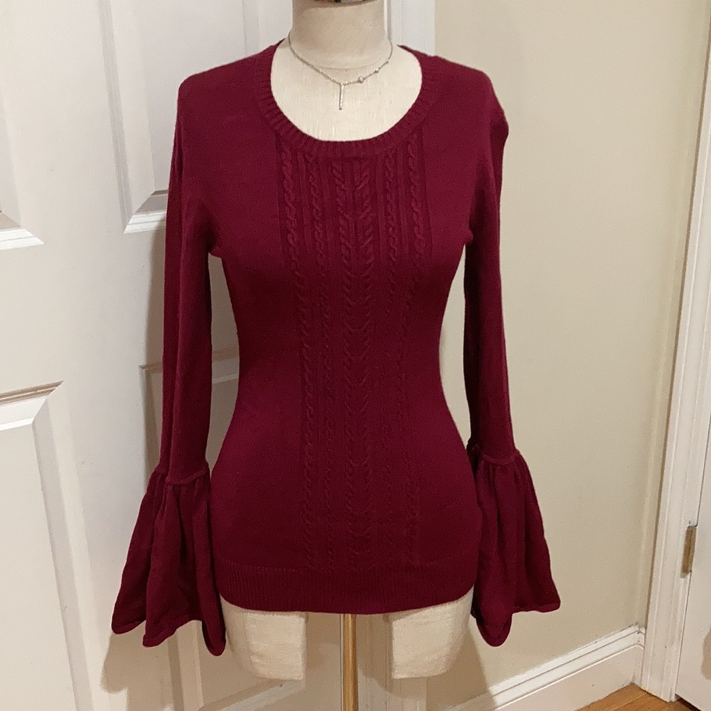 BCBGMAXAZRIA Sweater Dark Red/Cherry